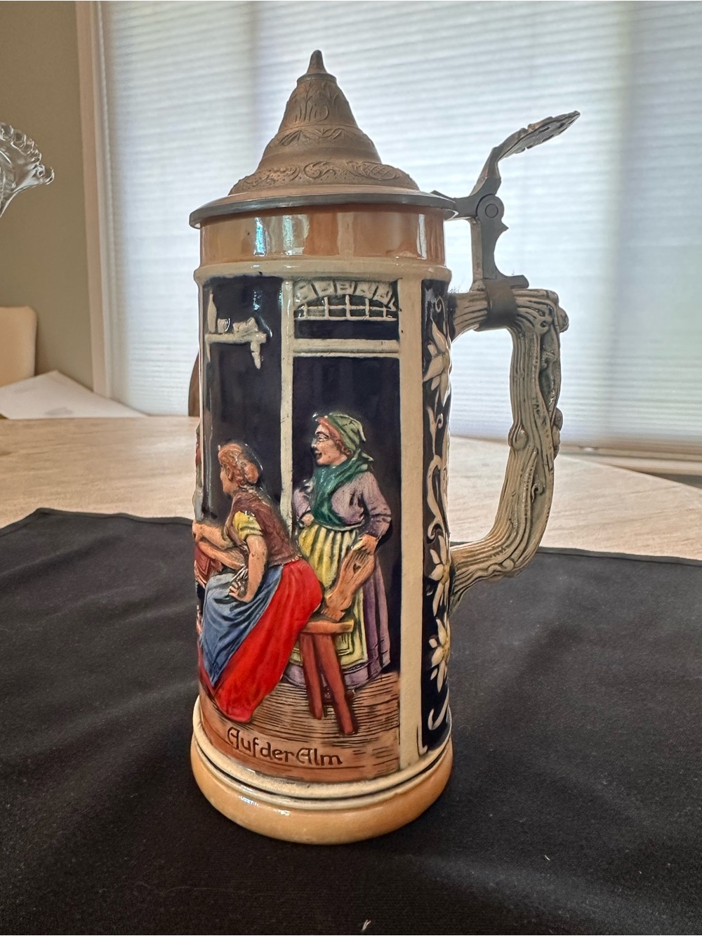 Vintage Gertz Beer Stein - West Germany -    A. Madel beim Bier ist mein Plasier